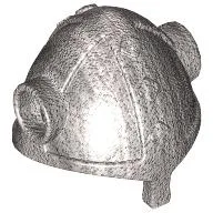 Helmet Viking with Side Horn Holes / Metallic Silver