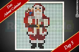 Day 5 - Santa - Dots Advent Calendar