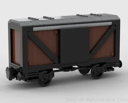 Cargo Train Box Car (6-wide)