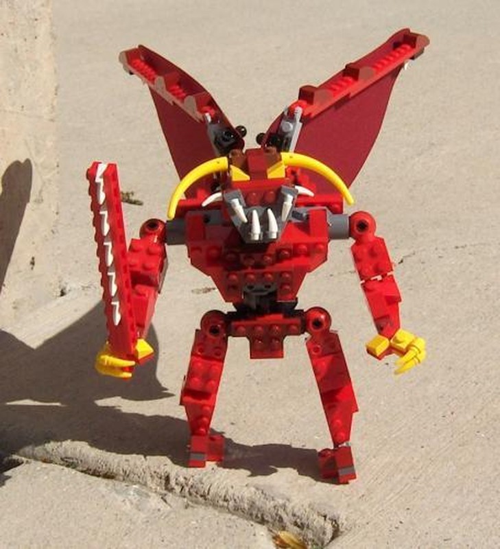 Lego Balrog - 6751 Fiery Legend unofficial alternate model