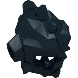 Helmet Angular with Side Holes / Black