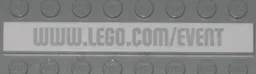 Tile 1 x 8 with 'WWW.LEGO.COM/EVENT' Pattern