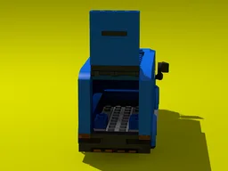 Blue Cargo Van