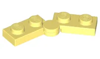 Hinge Plate 1 x 4 Swivel (2429 / 2430) / Bright Light Yellow