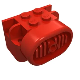 Fabuland, Motor / Engine Block, Airplane / Red