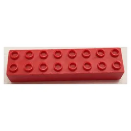 Minitalia Brick 2 x 8 with Bottom Tubes / Blue