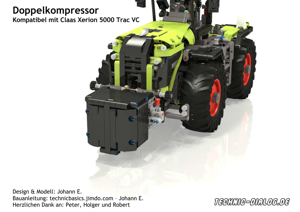 Lego Front Weight Double compressor for Claas Xerion 5000 Trac VC