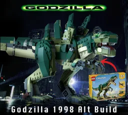 Godzilla 1998 Alt Build of Set 31151
