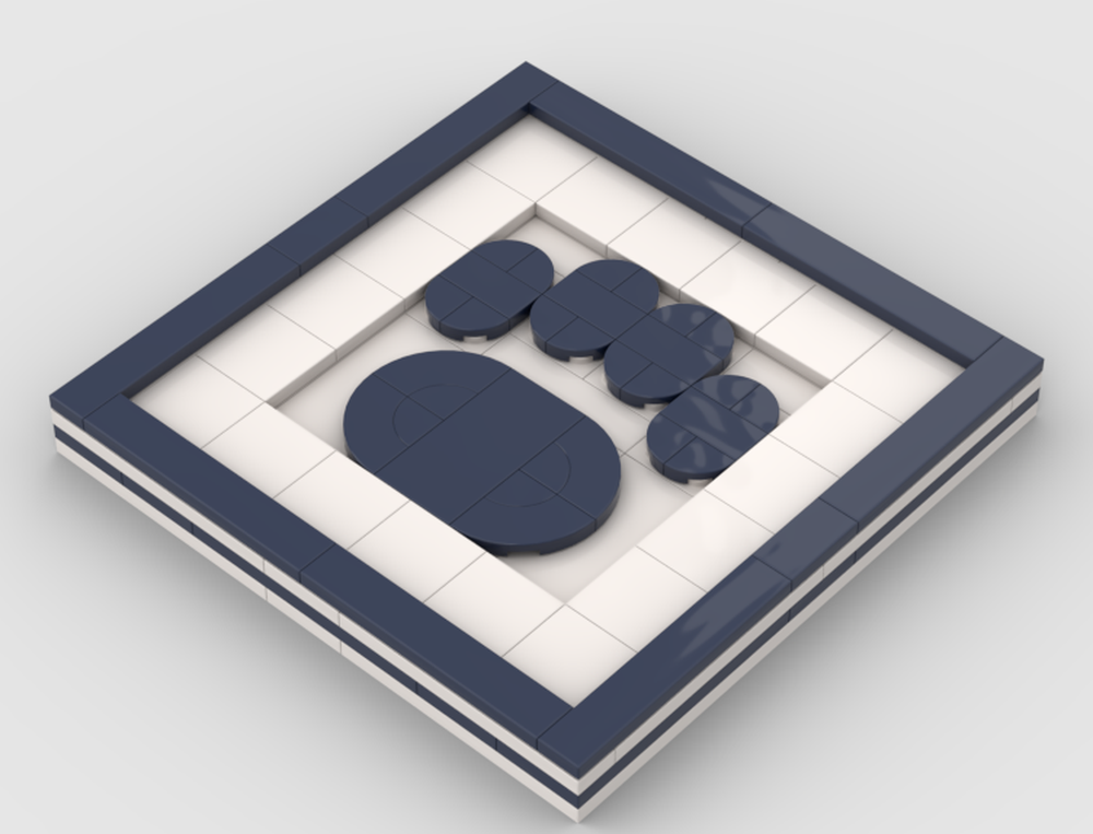 Lego Penn State University Coaster