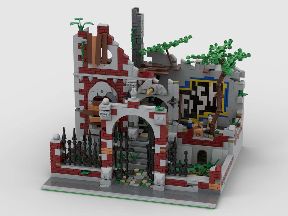 Lego Modular Ruined Villa