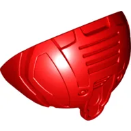 Large Figure Shoulder Cover, Armour, Rounded / Red