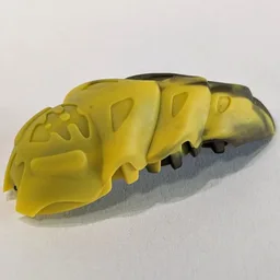 Large Figure Accessory, Rahkshi Kraata Stage 1 with Marbled Black Tail Pattern / Yellow