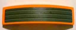 Slope, Curved 4 x 1 x 2/3 Double with Grille Pattern (Sticker) - Set 10233