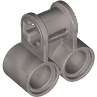 Technic Axle and Pin Connector Perpendicular Double / Pearl Light Gray
