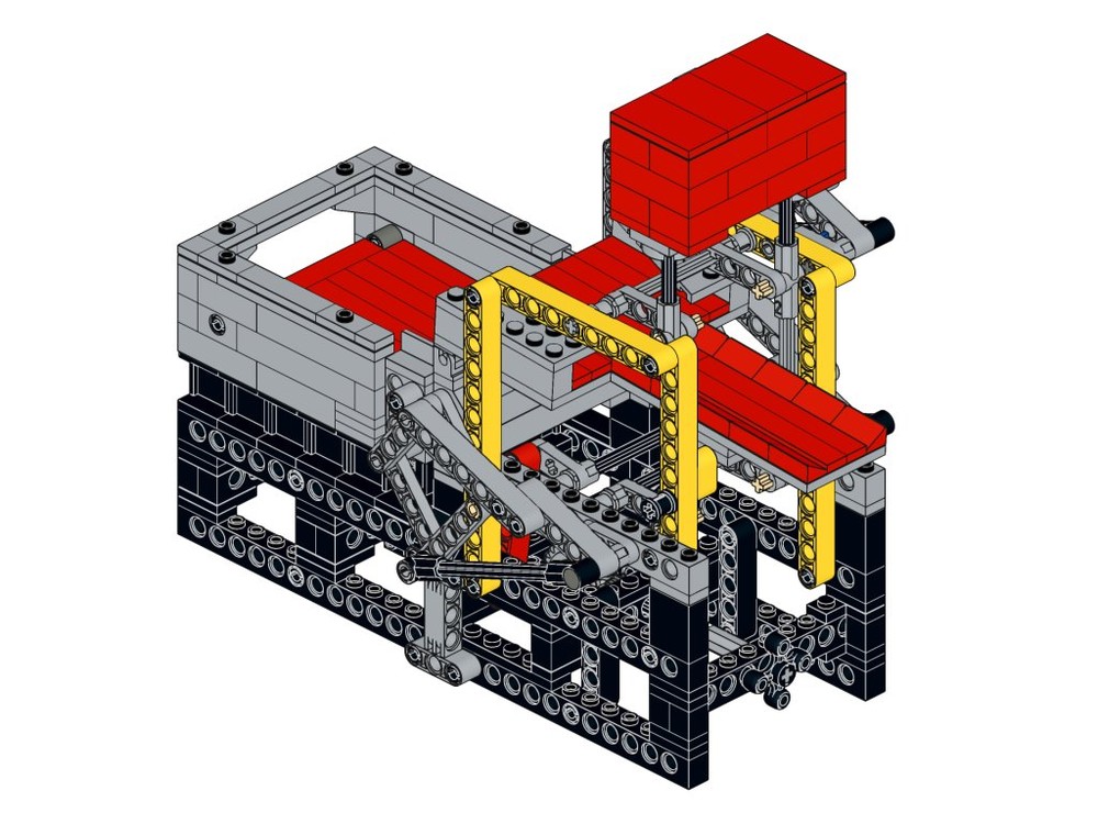 Lego GBC Peaucellier–Lipkin Linkage Lift