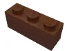 Brick 1 x 3 / Reddish Brown