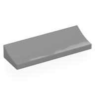 Lego Brick Curved 2 x 6 Inverted / Light Bluish Gray