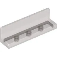 Panel 1 x 4 x 1 with Rounded Corners [Thick Wall] / Trans-Brown