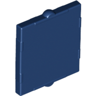 Lego Glass for Window 1 x 2 x 2 Flat / Dark Blue