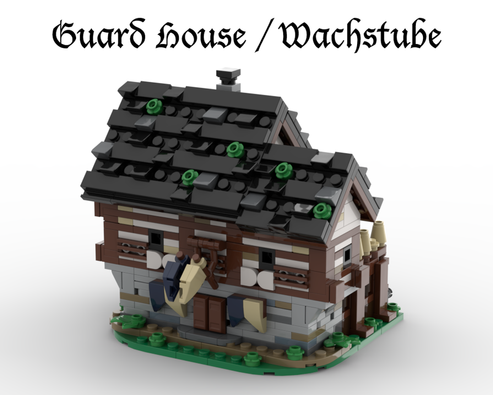 Lego Guard House - Courtyard Expansion for Mini Blaustein Castle
