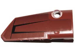 Technic, Panel Fairing # 4 Small Smooth Long, Side B with Black Lines Pattern (Sticker) - Set 75532