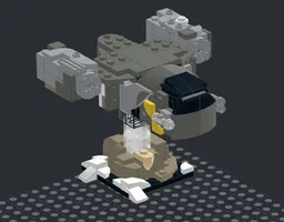 Lego Razor crest - alternate build to set 75317: The Mandalorian™ & the Child