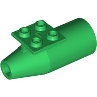 Lego Engine Smooth Large [2 x 2 Thin Top Plate] / Green