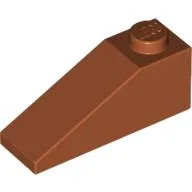 Brick Sloped 33° 3 x 1 / Dark Orange