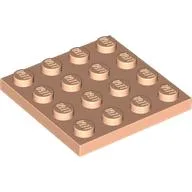 Plate 4 x 4 / Light Nougat