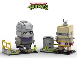 TMNT - Set 1 - Brickheadz ( Shredder + Krang )