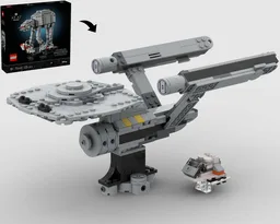 USS Enterprise NCC-1701 Midi Scale - Alternate Build of 75440 AT-AT