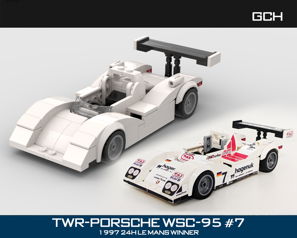 Lego TWR-Porsche WSC-95 #7 1997 24h Le Mans winner