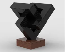 Interlocking Rings Sculpture