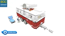 MOC Download BOC-CAD Digital building manual Double Axle Caravan for T1 bus 10220