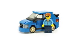 Small blue car "Impreza"