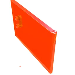 Cupboard 2 x 3 x 2 Door / Trans-Neon Orange