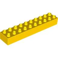 Duplo Brick 2 x 10 / Yellow