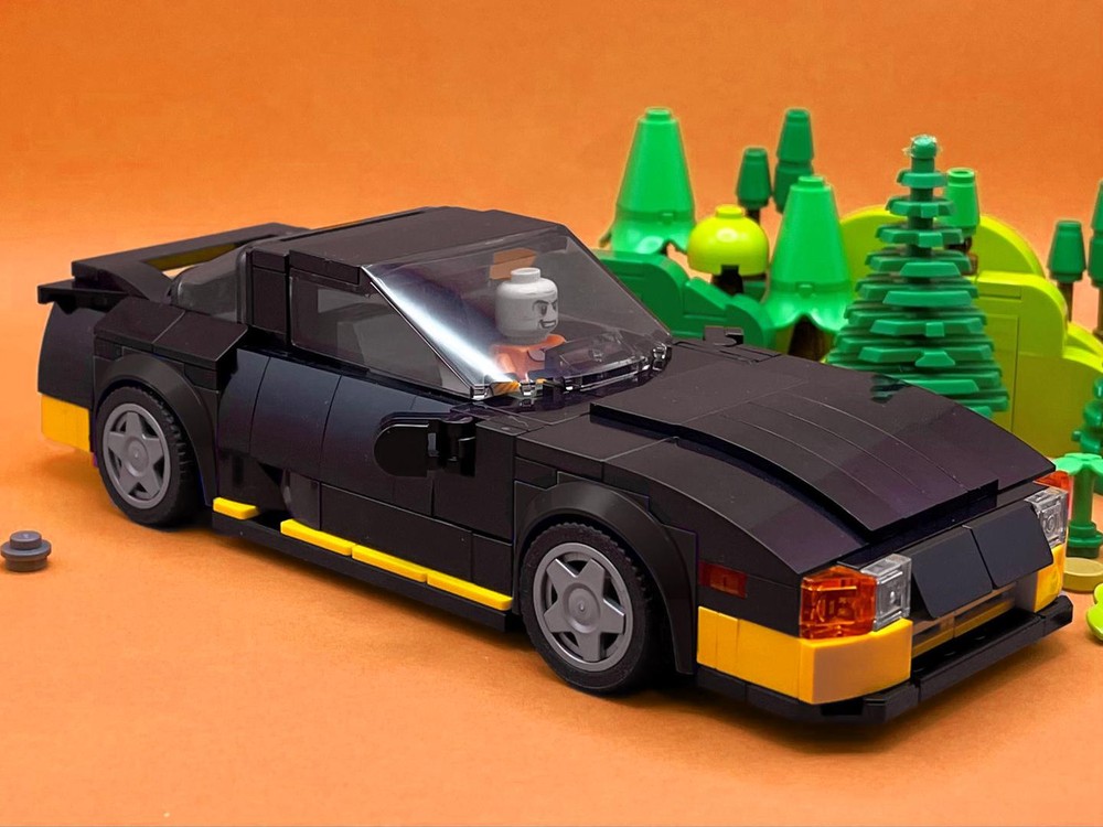 Lego Bob & Weave Daytona IROC - Black - 8 Stud Speed Champions