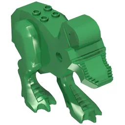 Animal Body Part, Dinosaur, Tyrannosaurus Rex Body / Green