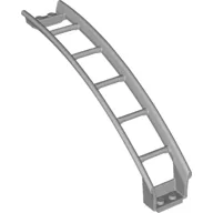 Vehicle Track, Roller Coaster Ramp Large Upper Part, 6 Bricks Elevation / Light Bluish Gray