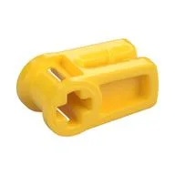 Wire Clip with Axle Hole / Yellow
