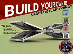 Outland Wings / Large - Build Your Own TIE