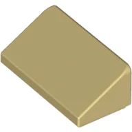 Brick Sloped 30° 1 x 2 x 2/3 / Tan