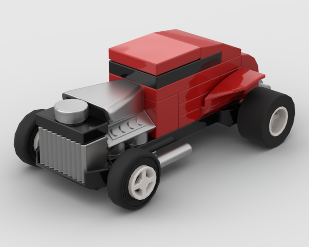 Lego Mini Hot Rod - 4 Stud Wide