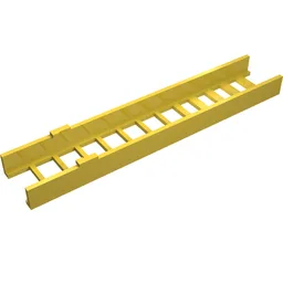 Ladder 10.3cm (collapsed) 2 & 3 Piece - Bottom Section / Yellow