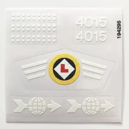 Sticker Sheet for Set 4015-1 / [No Color/Any Color]