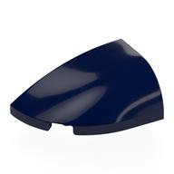 Lego Brick Round, Curved Double 3 x 2 Beveled with Stud Notch Left / Dark Blue