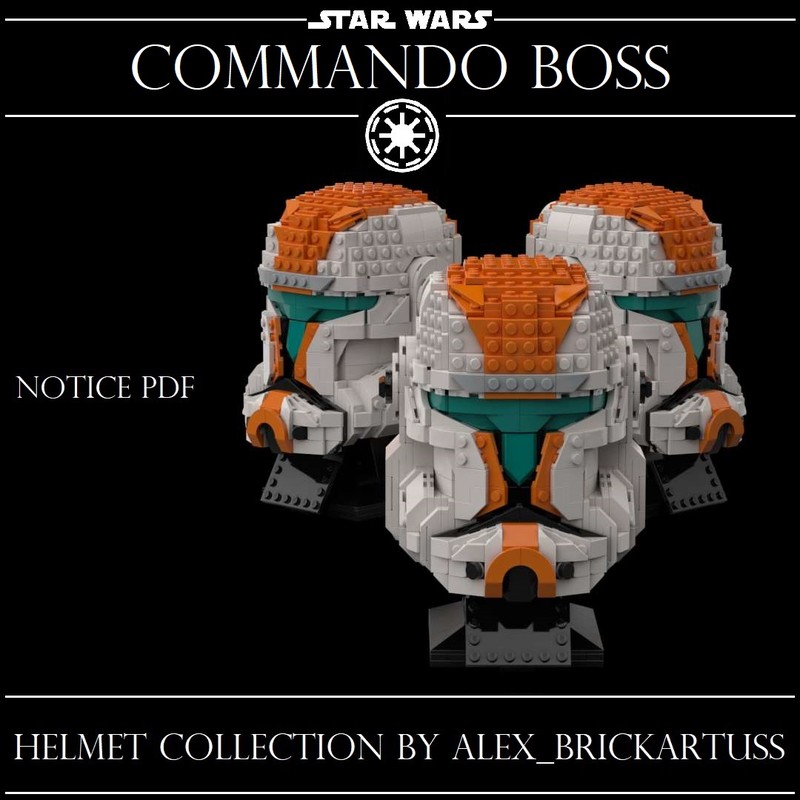 Lego Helmet Clone Commando Boss