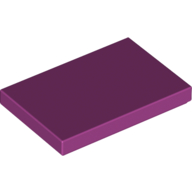Lego Tile 2 x 3 / Magenta