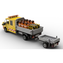 Medium Double Cab Flatbed Van - Escort